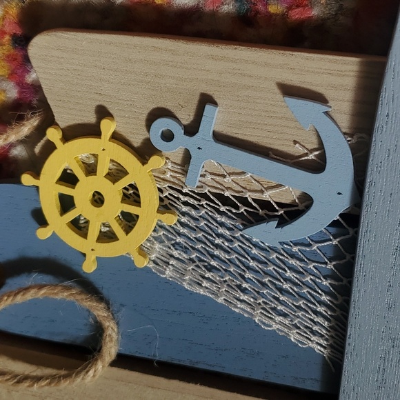 At The Beach decorative wall hanging/door sign - Picture 10 of 11
